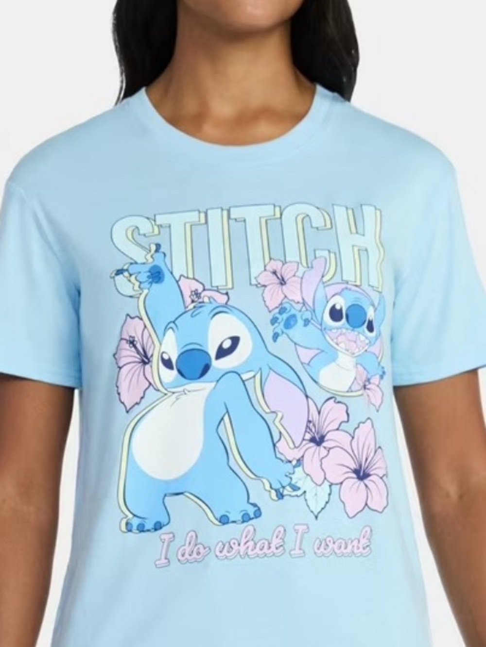 Stitch Women's Graphic Tee with Short Sleeves
